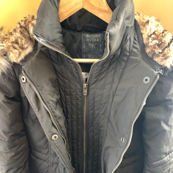 Army Green Hooded Winter Coat - Picture 4 of 8